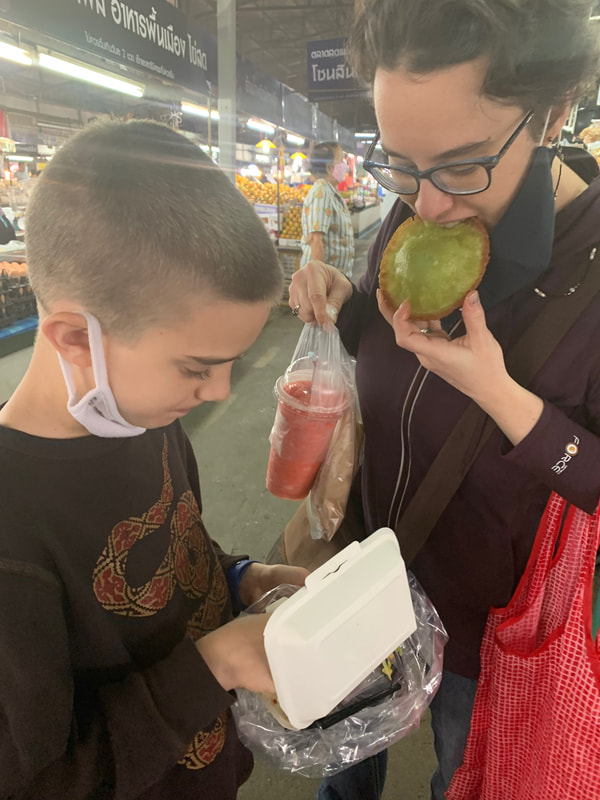 Trying coconut water