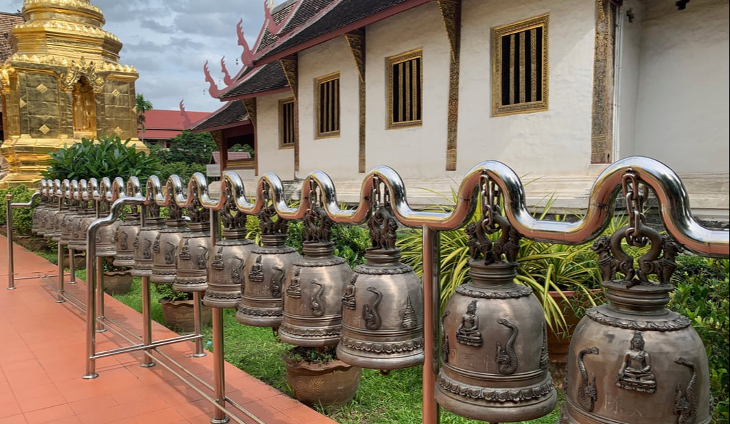 Temple grounds in Thailand